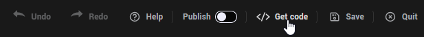 Get the form code option